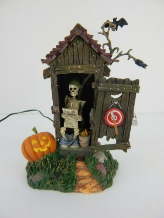 Dept 56 Halloween Haunted Outhouse 53068 Well