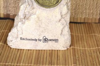 2007 Roman Inc Fontanini 100 Year Anniversary Rock Medal Shelf Display 6 