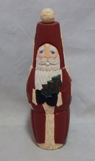 Midwest Importers Of Cannon Falls Three Face Santa Figurine