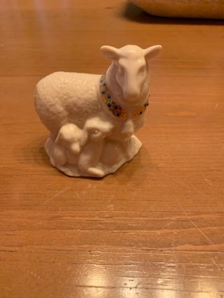 Lenox China Jewels Nativity Porcelain Sheep No Box