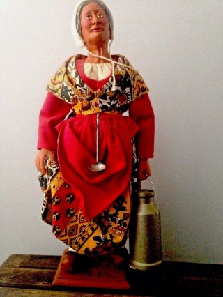 Signed Woman Figure Terra - Cotta Made In France R Gatray