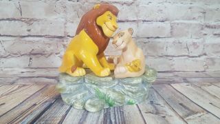 1994 Wonderland Music Disney Lion King And Simba Nala Music Box