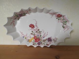 Copeland Spode Fairy Dell 11 Inch Flutted Serving Bowl