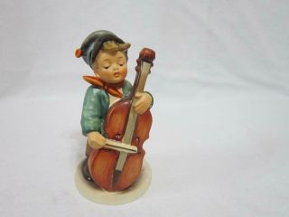 2 Vintage Goebel Hummels " Sweet Music " 186 Boy Playing Bass