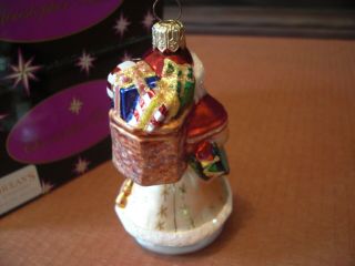 Christopher Radko Santa Clause with Candy Cane & Toy Sack Ornament 4