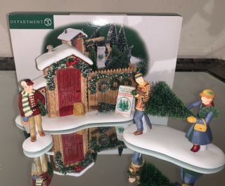 Department 56 Picking Out The Christmas Tree Set Of 3 58959 Christmas City Dept