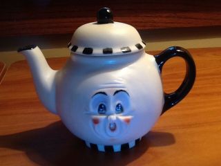Allyson Nagel Decorative Porcelain Teapot With A Face I 