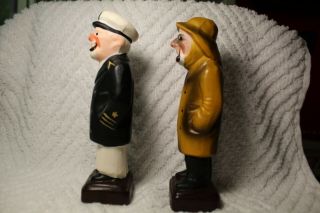 Vintage Captain Pepper and Old Salty Salt and Pepper Shakers - Japan 3