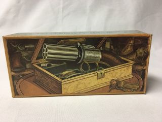 Vintage Avon Pepperbox Pistol 1850 Everest Cologne Full Bottle