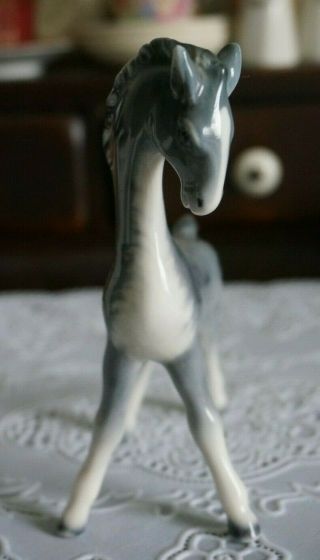 VINTAGE Goebel Porcelain Grey Horse Figurine TMK - 3,  Germany 4