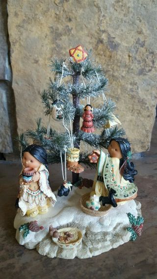 Friends Of The Feather Enesco.  Pre - Owned In Cond.  Tree,  As A Set.