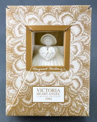 Margaret Furlong 1994 Victoria Heart 4 " Angel Ltd Ed 5140/10000 Shell Christmas