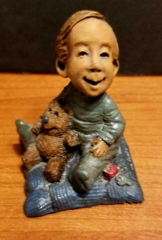 1991 Lee Sievers " Baby Boy " Resin Figurine By Cairn Studios