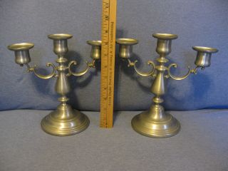 International Pewter Candle Holders (item S1128) 2