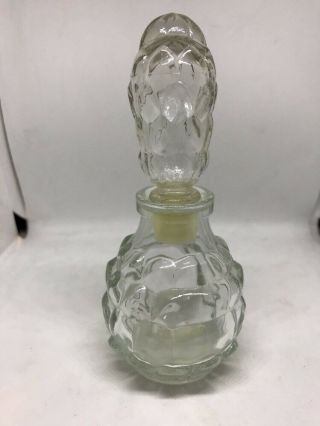 Vintage Avon Glass Perfume Bottle W/stopper.