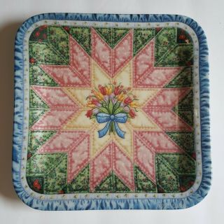 The Star Cherished Traditions Mary Ann Lasher Collector Plate Bradford Quilt