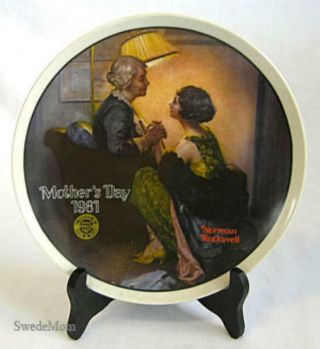 Norman Rockwell Plate After The Party Knowles 1981