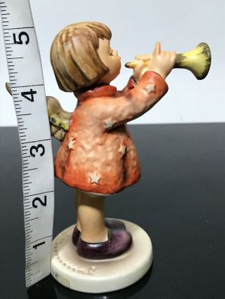 Vtg Goebel HUMMEL Germany Little Gabriel Girl w/ Trumpet Art Statue Figurine 32 2
