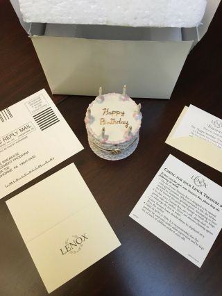 Happy Birthday Treasure Keepsake Box By Lenox (, In)