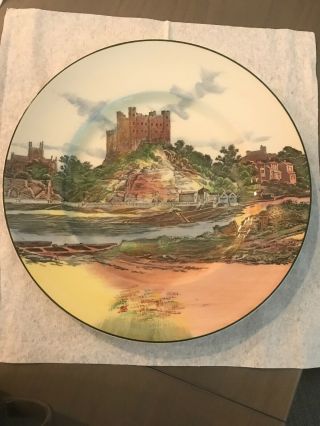 Royal Doulton D 6308 Castles & Churches Series Plate Rochester Castle