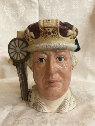 ROYAL DOULTON LARGE CHARACTER TOBY THE SIEGE OF YORKTOWN 1781 D6749 LTD EDIT 3