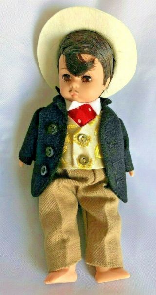 Madame Alexander 7 " Rhett Boy Doll In Suit & Hat