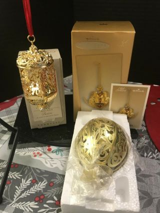 Hallmark Keepsake Ornament 22K Golden Bows & Hidden Wishes 2