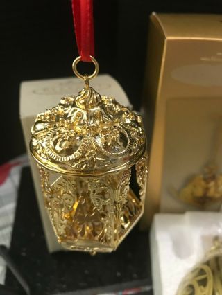 Hallmark Keepsake Ornament 22K Golden Bows & Hidden Wishes 4