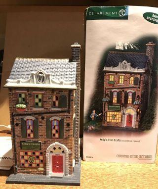 Department 56 Kelly’s Irish Crafts 59216 2003 Christmas In The City Series