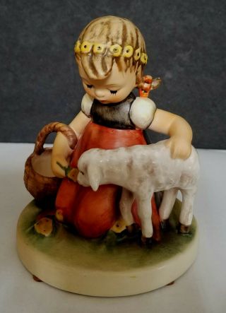 Hummel - Favorite Pet - Girl With Lamb Easter 361 - 1960 - Pre - Owned