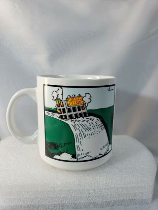 The Far Side Mug Burning Crisis Clinic Vintage 1982 Gary Larson 10 Oz Coffee Cup
