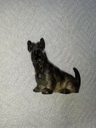Vintage Royal Doulton Dog Figurine - Seated Scottish Terrier K 18