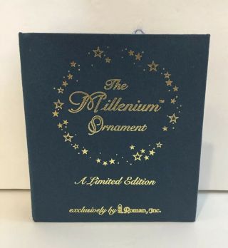 The Millenium Ornament Joyful Promise Limited Edition Roman Inc.  1998 2