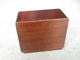 VINTAGE SMALL WOOD CHEST DRAWERS JEWELRY TRINKET BOX Flowers Floral Daisy 5