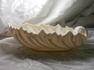 Lenox Ivory China Acanthus Leaf Figural Bowl Made In Usa