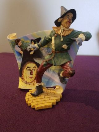 2005 Bradford Exchange Wizard Of Oz " A Head Full Of Straw " Scarecrow Figure