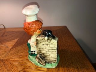 Goebel Redhead Charlot BYI Barbeque 76 Boy in chef’s hat apron cooking 2