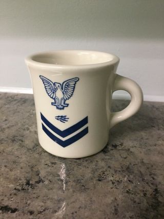 Uss Rushmore U.  S.  Navy Military Coffee Tea Cup Mug