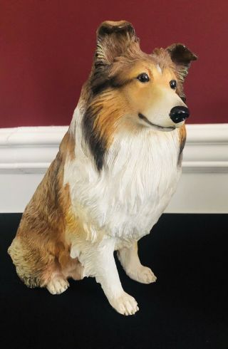 Danbury Sheltie Shetland Sheep Dog Figurine Retired And Very Hard To Find