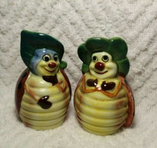Vintage Anthropomorphic Ladybug Salt And Pepper Shakers - Japan