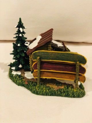 Department 56 Snow Village " The Woodshed And Chopping Block " Like
