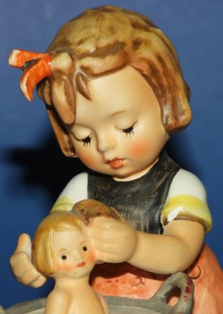 Vintage Hummel Figurine Doll Bath 319 Tmk - 6