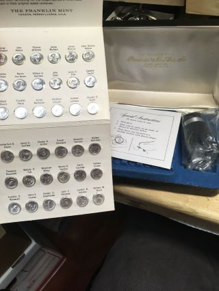 Franklin Presidential Mini - Coin Set First Edition Sterling Silver