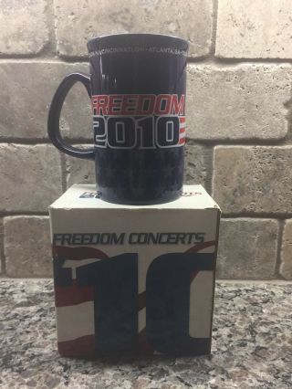 Freedom Concerts 2010 Mug - Red,  White & Blue With Stars