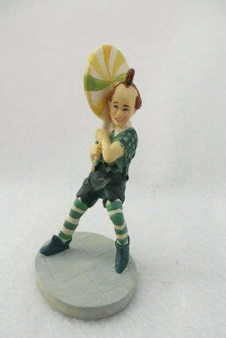 Lollipop Guild Boy 1989 Franklin 3 " Miniature Wizard Of Oz -
