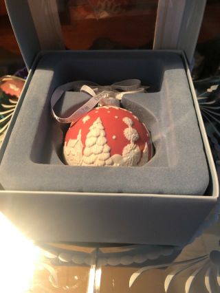 Wedgwood English Countryside Red Ball Ornament -