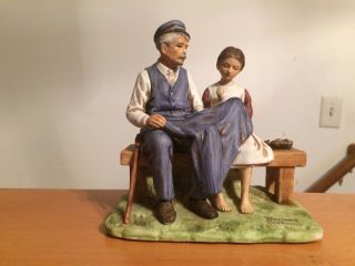 Norman Rockwell " The Lighthouse Keepers Daughter " Figurine 1979