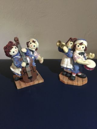 Raggedy Ann And Andy Enesco Figurines Musical