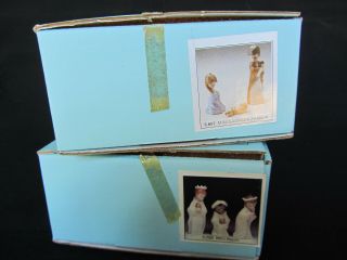 Lladro Mini Holy Family/sagrada Familia & Mini Reyes/3 Kings,  Boxes