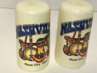 Vintage Nashville Music City USA Salt And Pepper Shakers 2